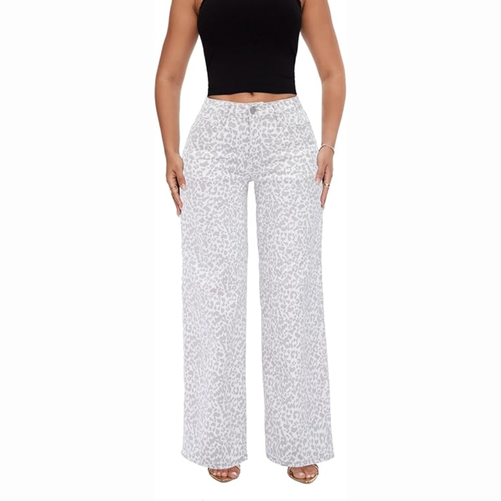 Lounge™ Mid-Low Rise Stretch Wide-Leg Baggy Jeans - Lounge